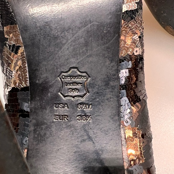 Nina Jewels & Sequins Peep Toe Heels - Picture 7 of 9